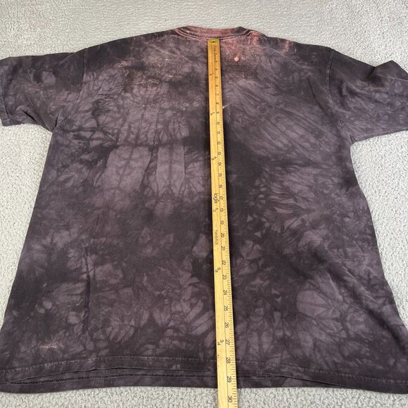 The Mountain T-shirt Adult XL Black Tie-Dye Dog Dean Russo Pit Bull Love Rescue - Picture 6 of 9